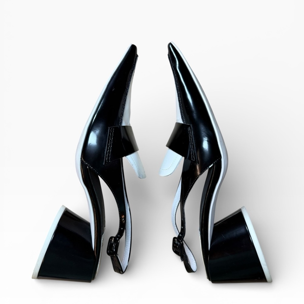 Jeffrey Campbell Black & White Pointed Toe Heels - Women’s Shoes US Size 7.5 EUC - Picture 10 of 14